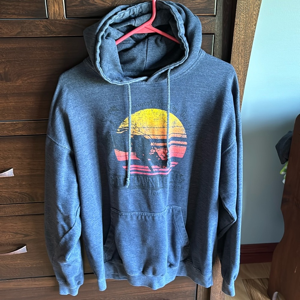 Hoodie sweatshirt cowtown New Jersey Size XL